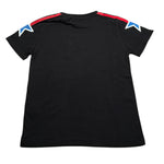 Boy London T-Shirt Girocollo tinta unita con Stampa Nero per Bambino TSBL2157J NERO BOY LONDON 