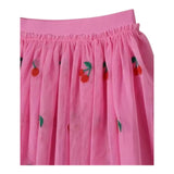 Stella Mccartney Gonna Tinta Unita con Stampa per Bambina TW7B01 ROSA STELLA McCARTNEY 
