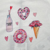 Please T-Shirt Girocollo tinta unita con Stampa Bianco per Neonata MBB3030G27 BIANCO PLEASE 