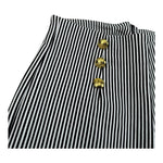 Gaelle Short Fantasia A Righe con Bottoni per Bambina 2746S00098 BIANCO/NERO GAELLE 