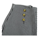 Gaelle Short Fantasia A Righe con Bottoni per Bambina 2746S00098 BIANCO/NERO GAELLE 