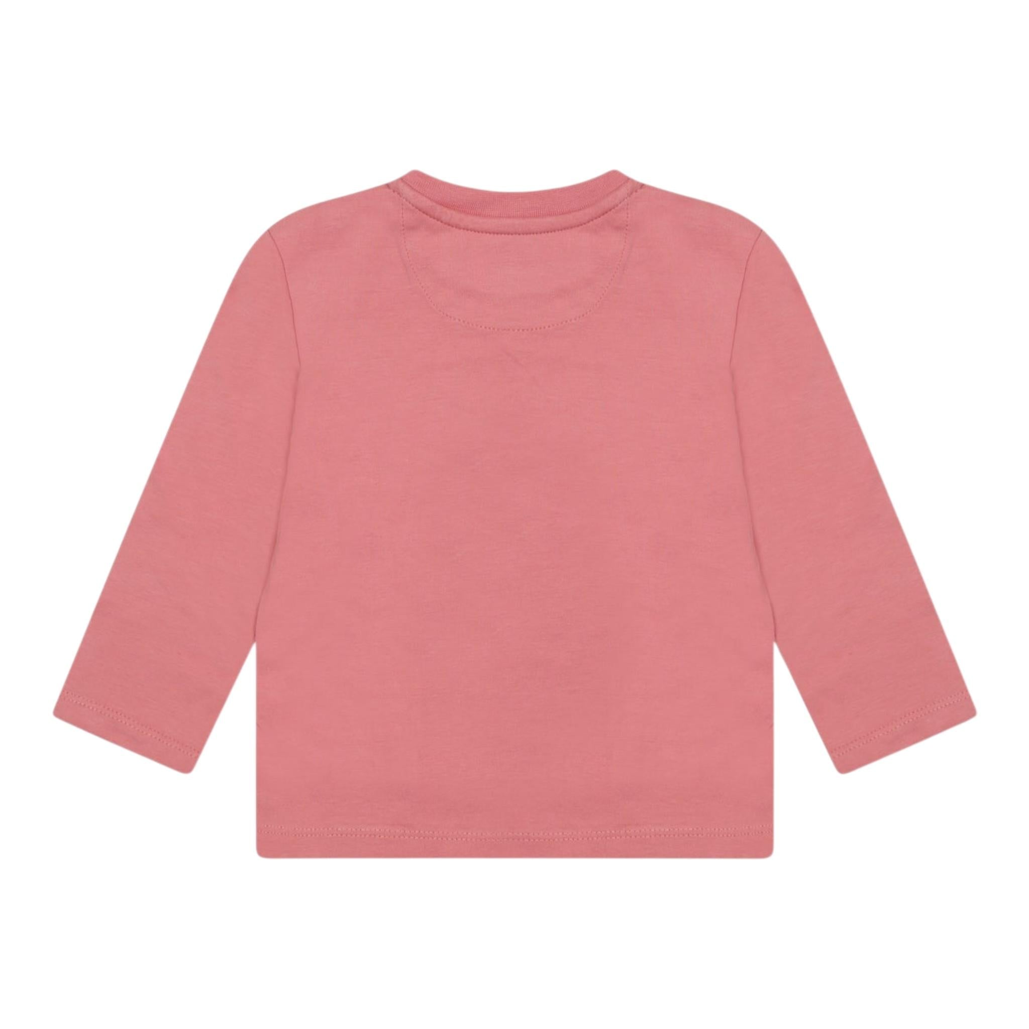 Calvin Klein Shirt Girocollo Tinta Unita con Stampa per Bambina INO0005 ROSA CALVIN KLEIN 