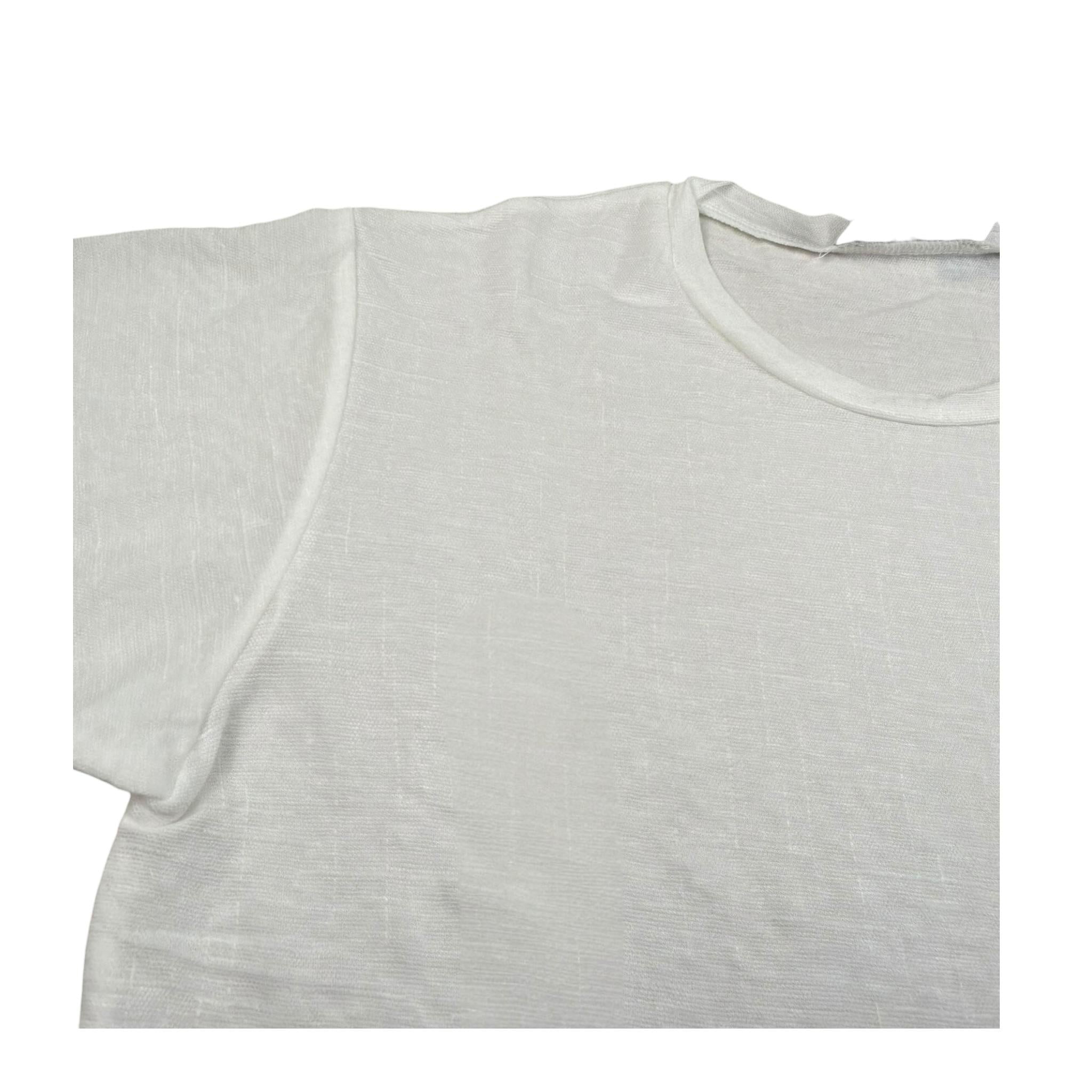 Numbers T-Shirt Girocollo Tinta Unit per Bambino NU03 BIANCO NUMBERS 