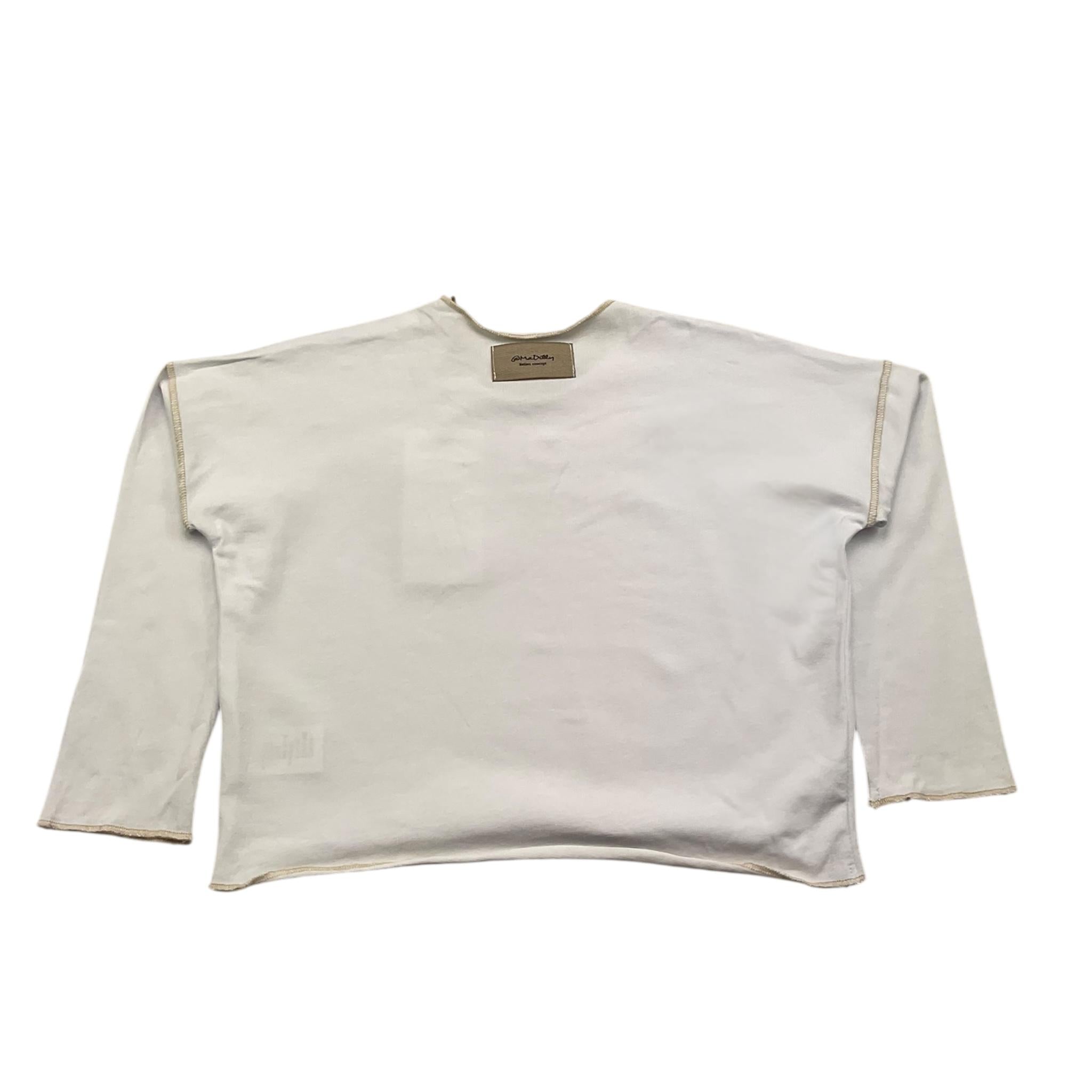 @MADILLY shirt girocollo tinta unita Bianco per Bambina 02024 BIANCO @MADILLY 