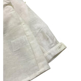 Amaya Camicia Manica Lunga Tinta Unita con Colletto Coreano per Bambino 593300 PANNA AMAYA 