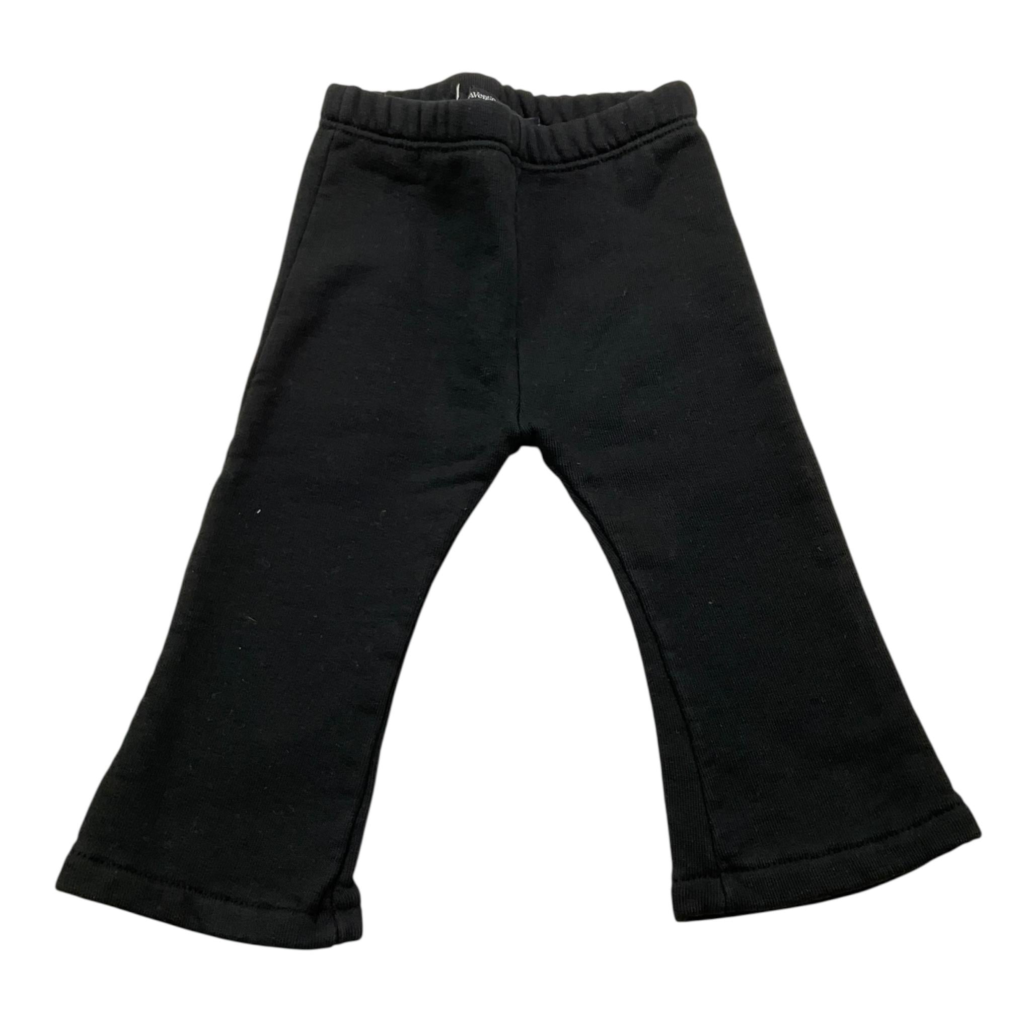 AVENTIQUATTRORE pantalone modello zampa tinta unita Nero per Neonata A2401489 NERO AVENTIQUATTRORE 