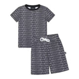 John Richmond Completo 2 Pezzi T-Shirt-Bermuda per Bambino RBP25129CJJ NERO JOHN RICHMOND 