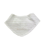 Barcellino Bavetta Tinta Unita con Stampa per Neonato 9356 BIANCO BARCELLINO 