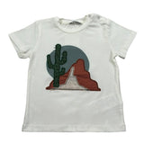 M+E' T-Shirt Girocollo tinta unita Panna per Bambino UEM0516 PANNA M+E' 