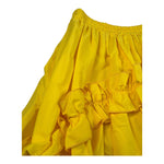 Mariuccia Gonna Tinta Unita con Elastico In Vita per Bambina MMBG372 GIALLO MARIUCCIA 