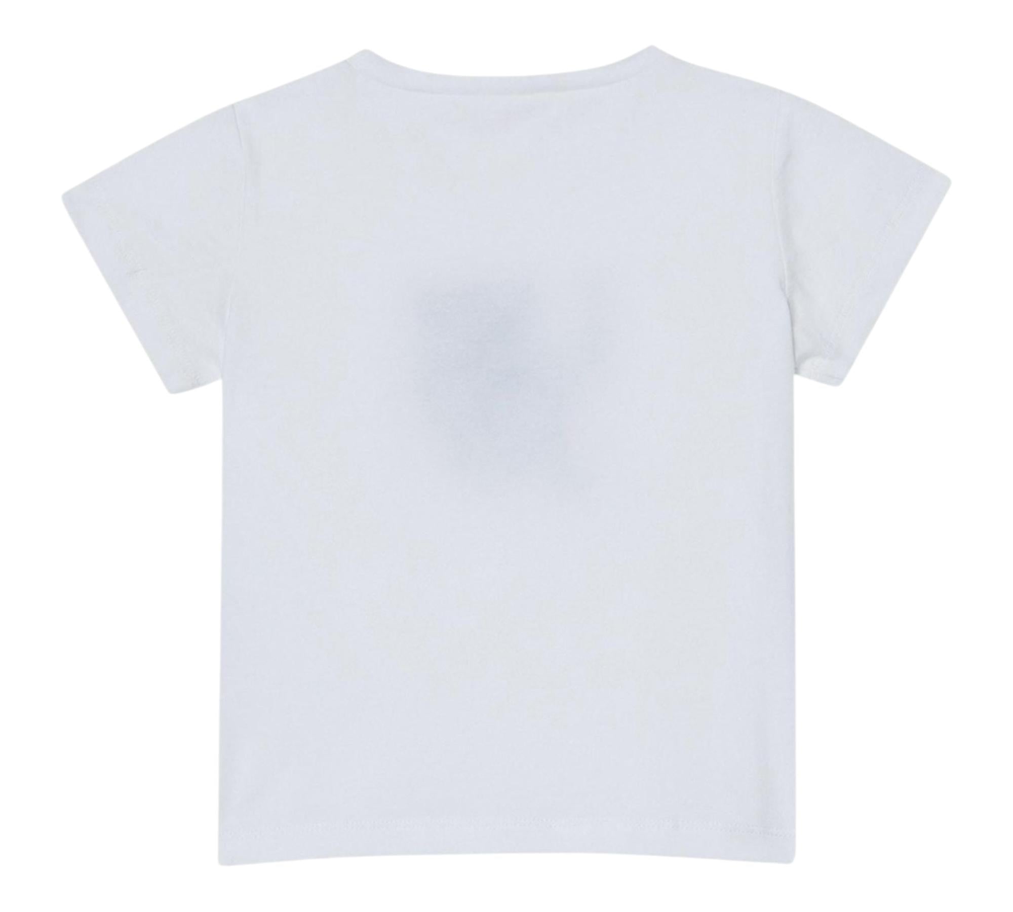 Liu Jo T-Shirts Girocollo Tinta Unita con Stampa per Neonata KA5039J5N BIANCO LIU JO 