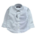 Manuel & Frank Camicia Tinta Unita Manica Lunga per Neonato MP3350N BIANCO MANUEL & FRANK 