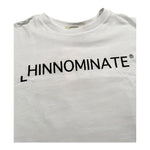 Hinnominate T-Shirt Crop Girocollo Tinta Unita con Stampa per Bambina 3646MY00017 BIANCO HINNOMINATE 