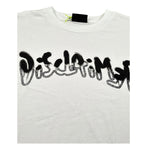 Disclaimer T-Shirt Girocollo Tinta Unita con Stampa per Bambina 25EDK58516 BIANCO DISCLAIMER 