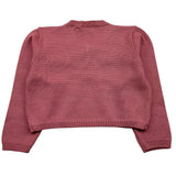LA STUPENDERIA cardigan tinta unitaa con ricami Rosa per Bambina WCSC66813 ROSA LA STUPENDERIA 