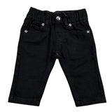 John Richmond Jeans Tinta Unita con Elastico In Vita per Neonato RIP26074JE NERO JOHN RICHMOND 
