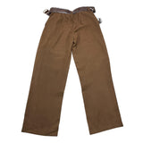 TO be too pantalone tinta unita con cinturino Marrone per Bambina TBT2466 MARRONE TO be too 