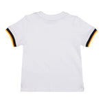 K-Way T-Shirt Tinta Unita Girocollo con Profili In Contrasto per Neonato K41319W BIANCO K-WAY 