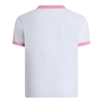 Saint Barth T-Shirt Girocollo Tinta Unita con Stampa per Bambina ELLY0030 BIANCO SAINT BARTH 