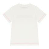 Missoni T-Shirt Girocollo Tinta Unita con Stampa per Bambina MV8B01 BIANCO MISSONI 