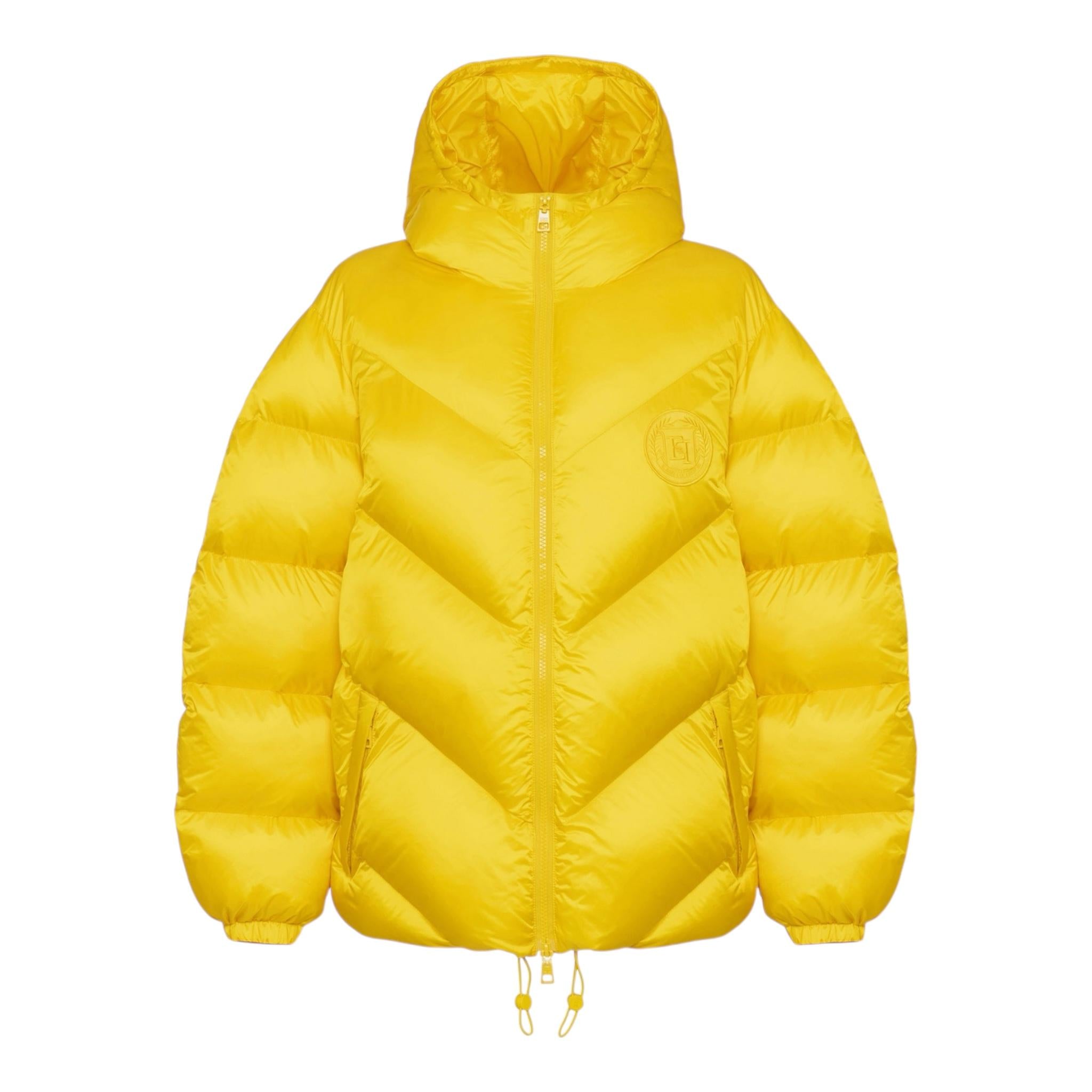 ELISABETTA FRANCHI giubbino tinta unita con cappuccio Giallo per Bambina EFGB120 GIALLO ELISABETTA FRANCHI 