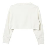 PATRIZIA PEPE felpa chiusa girocollo tinta unita cn logo Bianco per Bambina 7M0871 BIANCO PATRIZIA PEPE 