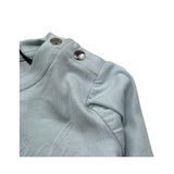 Trussardi Shirt Girocollo Tinta Unita con Logo per Neonata TIP26013TS VERDE ACQUA TRUSSARDI 