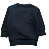 John Richmond Felpa Chiusa Girocollo Tinta Unita con Stampa per Neonato RIP26077FE NERO JOHN RICHMOND 