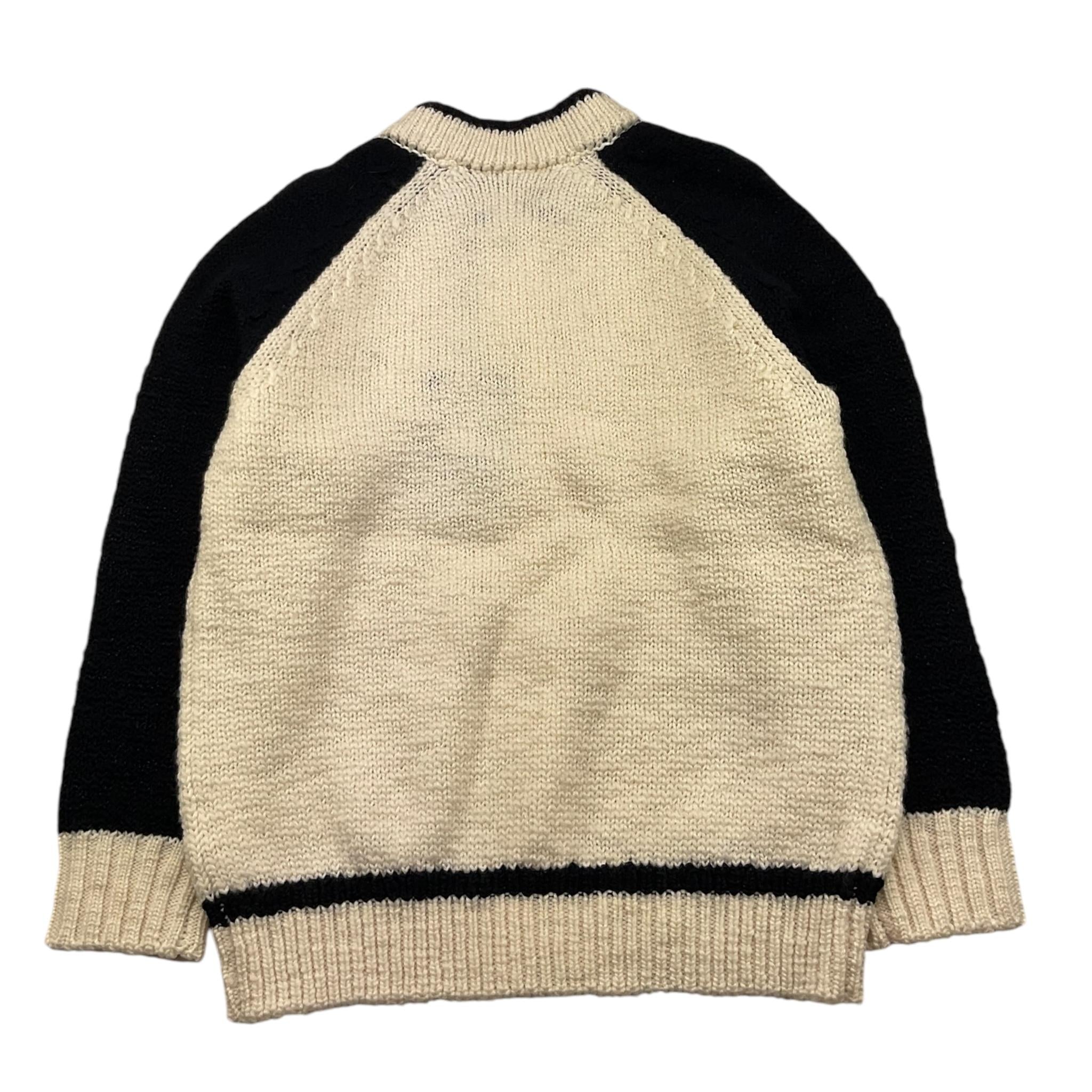 PAOLO PECORA maglia tinta unita con zip e maniche in contrasto Panna per Bambino PP4089 PANNA PAOLO PECORA 