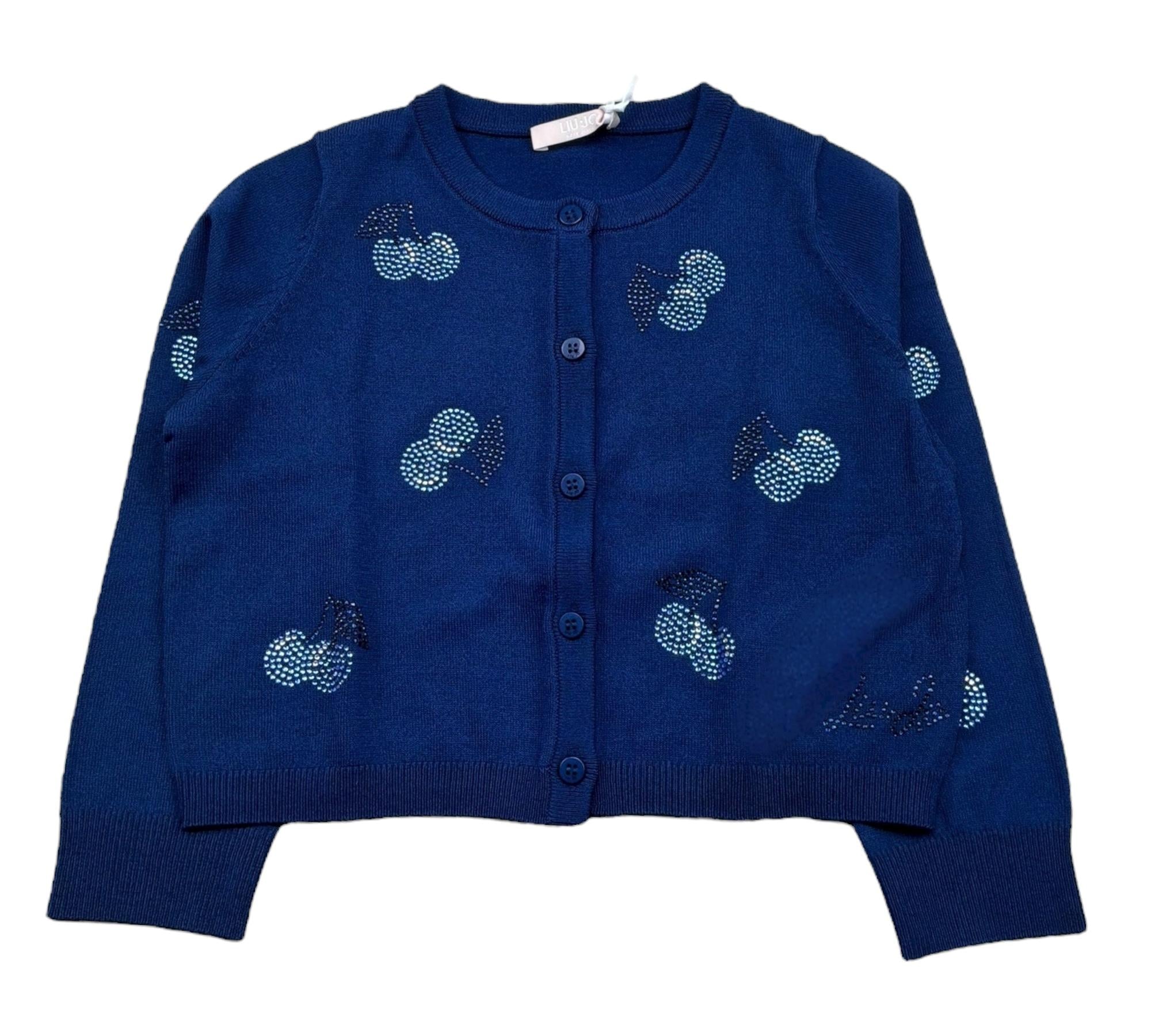 Liu Jo Caridan Tinta Unita con Brillantini per Bambina KA5052 BLU LIU JO 