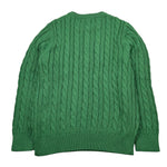 Sun68 Maglia Girocollo Tinta Unita con Logo per Bambino K35315 VERDE SUN68 