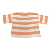 Vicolo T-Shirt Tinta Unita con Fantasia A Righe per Bambina 3146WY00175 PESCA VICOLO 