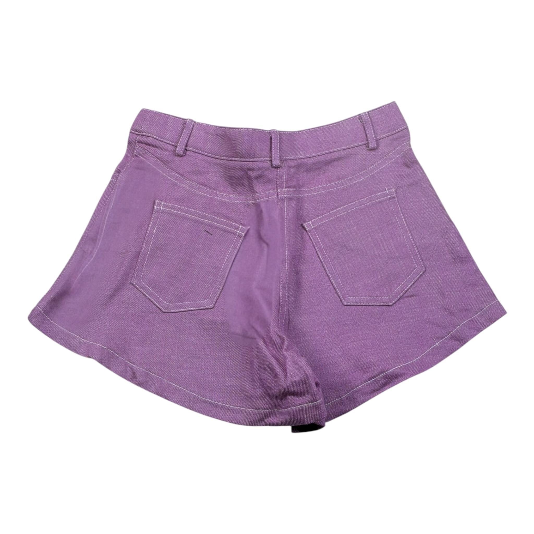 Magil Short tinta unita con Girovita Regolabile Viola per Bambina FN25012 VIOLA MAGIL 