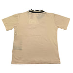 Yes London T-Shirt Girocollo Tinta Unita con Logo per Bambino JR2130 BEIGE YES LONDON 