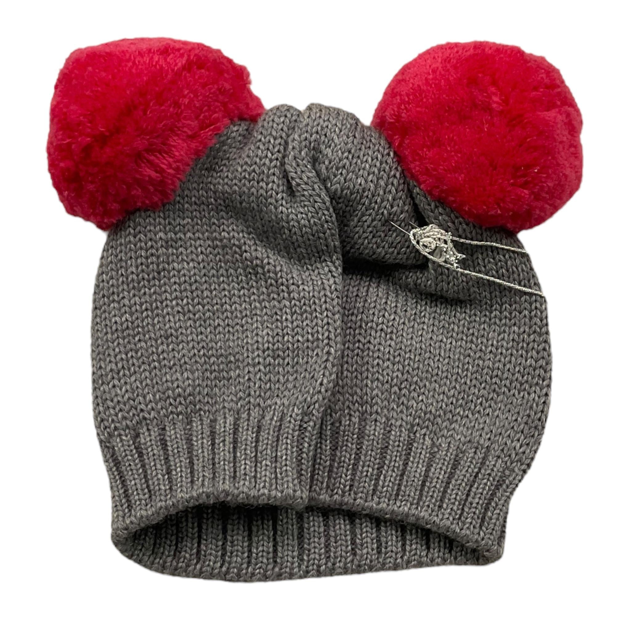 CATYA cappello tinta unita con pon pn Grigio per Neonata 721561 GRIGIO CATYA 