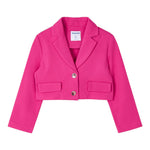 Mayoral Giacca tinta unita Modello Crop Fuxia per Bambina 3405X FUXIA MAYORAL 