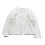 Le Coconne Cardigan Tinta Unita con Bottoni In Contrasto per Neonato LCN1592 BIANCO LE COCONNE 