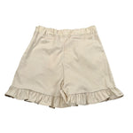 Kaos Short Tinta Unita con Elastico In Vita per Bambina KS156 BEIGE KAOS 