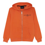 John Richmond Felpa Tinta Unita con Zip E Cappuccio per Bambino RBP25004FEJX ARANCIONE JOHN RICHMOND 
