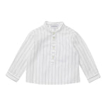 Emporio Armani Camicia Manica Lunga Tnta Unita Collo Coreano per Neonato 3KHCJ3 BIANCO EMPORIO ARMANI 