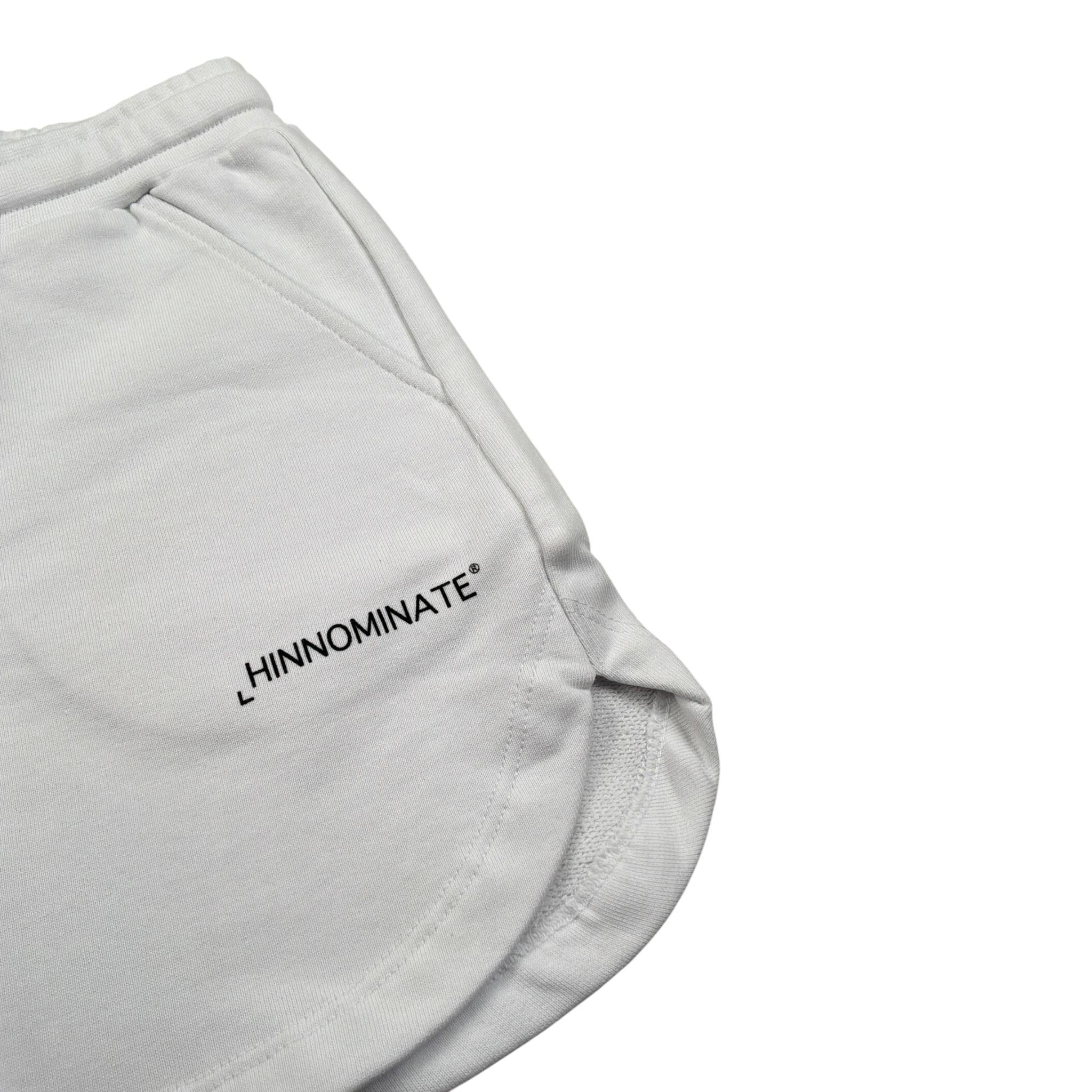 Hinnominate Short tinta unita con Logo Bianco per Bambina 3646PF0090 BIANCO HINNOMINATE 