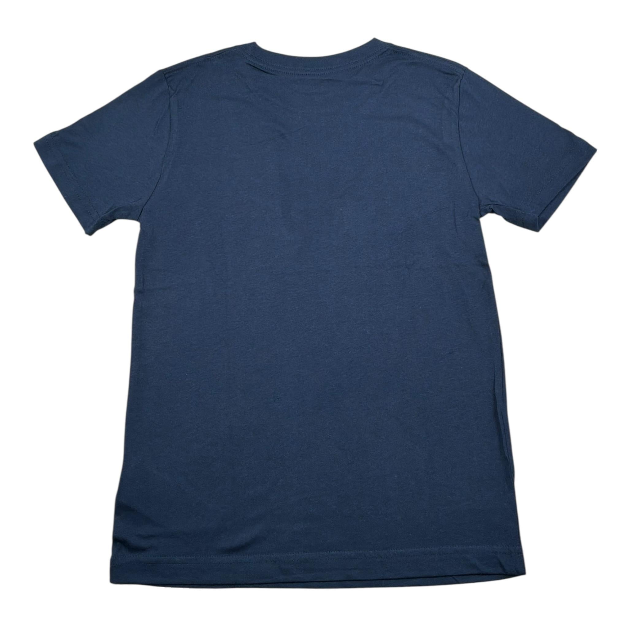 Levi'S T-Shirt Girocollo Tinta Unita con Stampa per Bambino 8E8157X BLU LEVI'S 