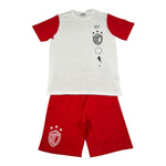 Bikkembergs Completo 2 Pezzi T-Shirt-Bermuda per Bambino BK3227X BIANCO/ROSSO BiKKEMBERGS 