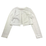 Liu Jo Coprispalle Tinta Unita con Bottone per Bambina GA3070 BIANCO LIU JO 