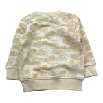 TRUSSARDI felpa tinta unita girocollo con stampa Panna per Neonato TIA2514FE PANNA TRUSSARDI 