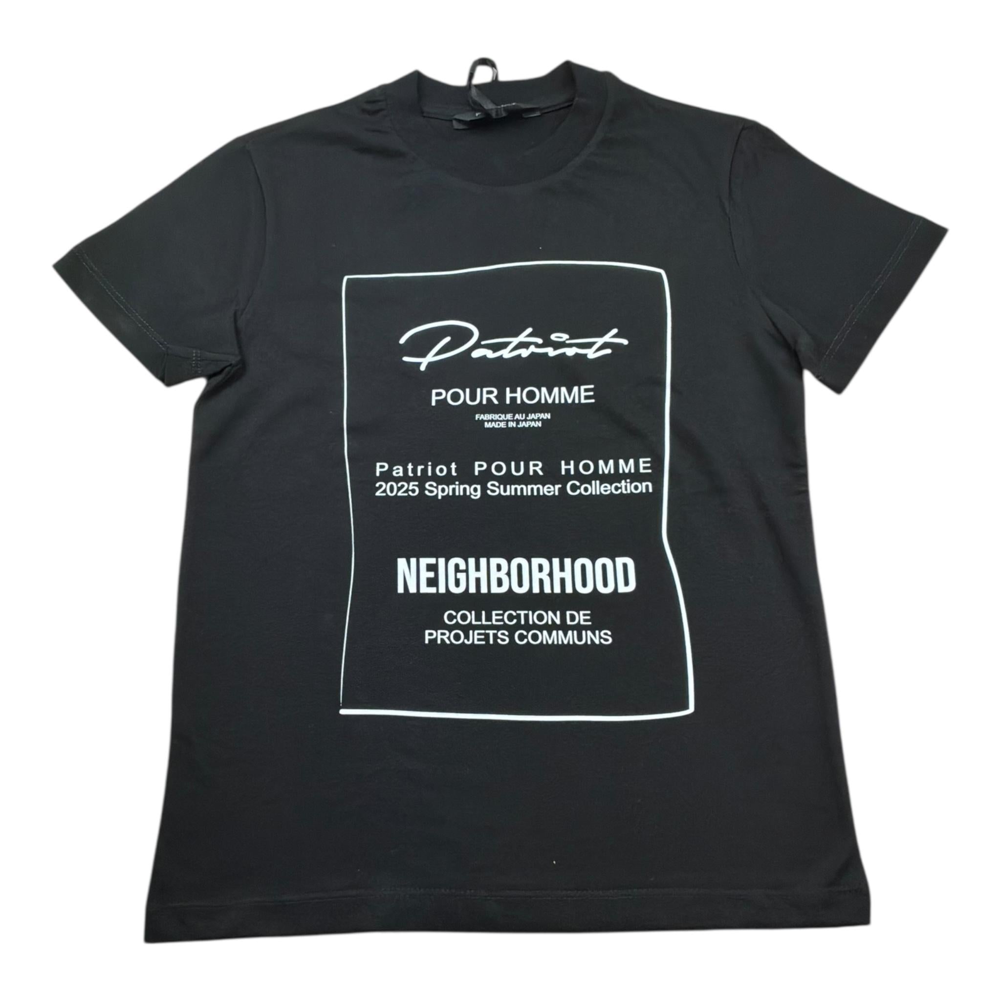 Patriot T-Shirt Girocollo Tinta Unita con Stampa per Bambino PTS006 NERO PATRIOT 