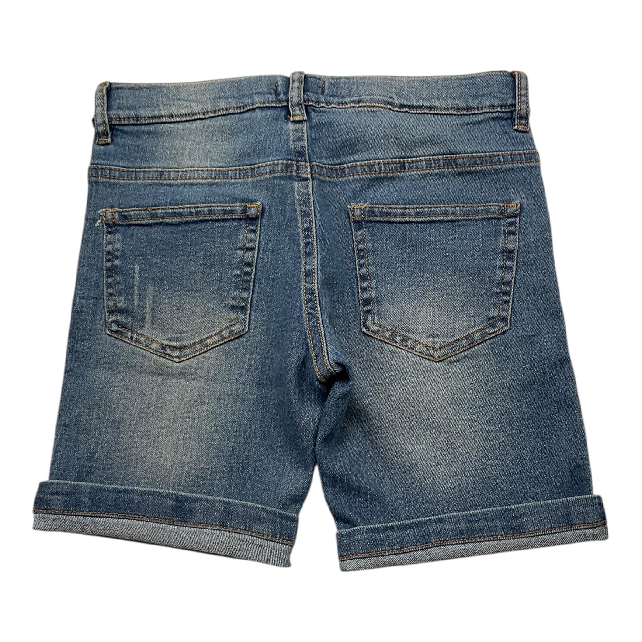 Emc Bermuda Tinta Unita In Denim per Bambino BZ7180 BLU EMC 