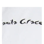 Manila Grace T-Shirt Girocollo Tinta Unita con Stampa per Bambina 148TMJS25 BIANCO MANILA GRACE 