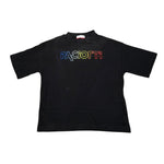 Cesare Paciotti T-Shirt Girocollo tinta unita con Stampa Nero per Bambino TSP5102J NERO CESARE PACIOTTI 