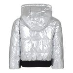 KARL LAGERFELD giubbino tinta unita con cappuccio Argento per Bambina Z30233 ARGENTO KARL LAGERFELD 